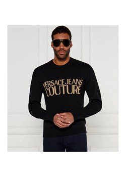 Versace Jeans Couture Sweter | Regular Fit | z dodatkiem wełny i kaszmiru ze sklepu Gomez Fashion Store w kategorii Swetry męskie - zdjęcie 184515854