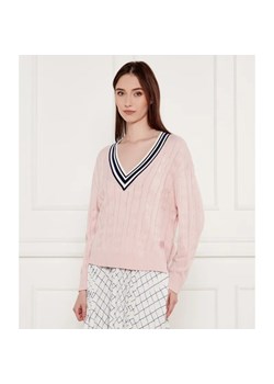 Marc Cain Sweter | Relaxed fit | z dodatkiem jedwabiu i kaszmiru ze sklepu Gomez Fashion Store w kategorii Swetry damskie - zdjęcie 184516013