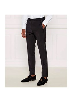 HUGO Wełniane spodnie Hesten224E1X | Extra slim fit ze sklepu Gomez Fashion Store w kategorii Spodnie męskie - zdjęcie 184516024