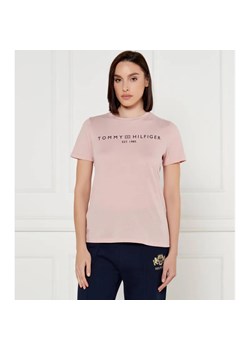 Tommy Hilfiger T-shirt | Regular Fit ze sklepu Gomez Fashion Store w kategorii Bluzki damskie - zdjęcie 184516110