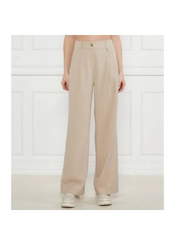 Joop! Spodnie Polly | flare fit | z dodatkiem lnu ze sklepu Gomez Fashion Store w kategorii Spodnie damskie - zdjęcie 184516303