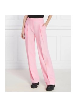 HUGO Spodnie Havira | Relaxed fit | z dodatkiem lnu ze sklepu Gomez Fashion Store w kategorii Spodnie damskie - zdjęcie 184517092