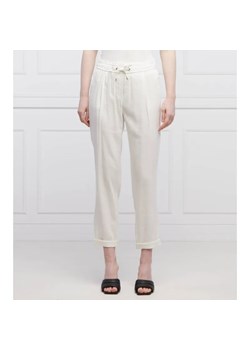Marc Cain Lniane spodnie | Relaxed fit ze sklepu Gomez Fashion Store w kategorii Spodnie damskie - zdjęcie 184517554