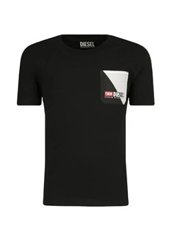 Diesel T-shirt | Regular Fit ze sklepu Gomez Fashion Store w kategorii Bluzki dziewczęce - zdjęcie 184517561