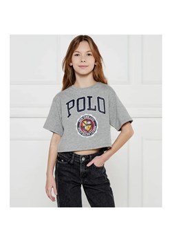 POLO RALPH LAUREN T-shirt | Cropped Fit ze sklepu Gomez Fashion Store w kategorii Bluzki dziewczęce - zdjęcie 184517661