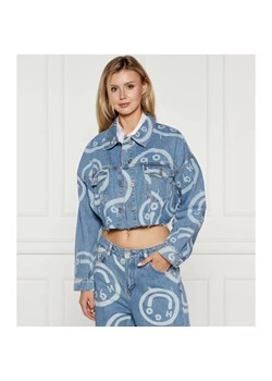 Hugo Blue Kurtka jeansowa Lou | Cropped Fit ze sklepu Gomez Fashion Store w kategorii Kurtki damskie - zdjęcie 184517720