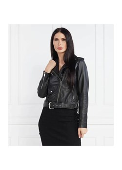 Michael Kors Skórzana ramoneska | Regular Fit ze sklepu Gomez Fashion Store w kategorii Kurtki damskie - zdjęcie 184517741