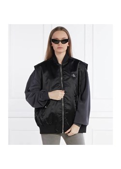 Calvin Klein Jeans Satynowy bezrękawnik | Loose fit ze sklepu Gomez Fashion Store w kategorii Kamizelki damskie - zdjęcie 184517774