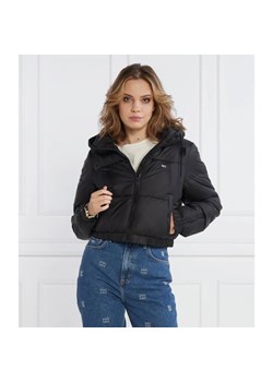 Tommy Jeans Kurtka TJW CRP HOODED PUFFER | Cropped Fit ze sklepu Gomez Fashion Store w kategorii Kurtki damskie - zdjęcie 184518002