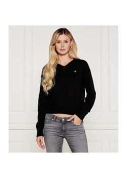 Calvin Klein Jeans Sweter EMBRO | Regular Fit ze sklepu Gomez Fashion Store w kategorii Swetry damskie - zdjęcie 184518023