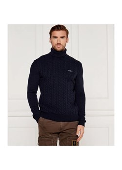 Aeronautica Militare Wełniany golf | Regular Fit ze sklepu Gomez Fashion Store w kategorii Swetry męskie - zdjęcie 184518244