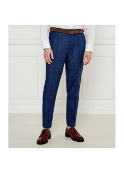 BOSS BLACK Spodnie C-Perin-PL-251 | Relaxed fit | z dodatkiem lnu ze sklepu Gomez Fashion Store w kategorii Spodnie męskie - zdjęcie 184518824