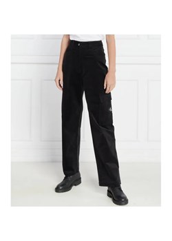 Calvin Klein Jeans Spodnie | Regular Fit ze sklepu Gomez Fashion Store w kategorii Spodnie damskie - zdjęcie 184518904