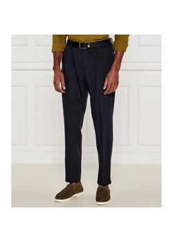 BOSS BLACK Lniane spodnie P-Perin-RDS-PL-WG252 | Slim Fit ze sklepu Gomez Fashion Store w kategorii Spodnie męskie - zdjęcie 184519142