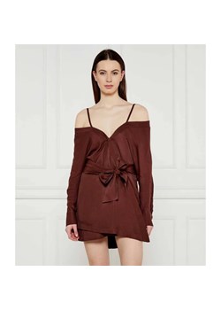 Marciano Guess Sukienka z paskiem GRETA | z dodatkiem lnu ze sklepu Gomez Fashion Store w kategorii Sukienki - zdjęcie 184519281