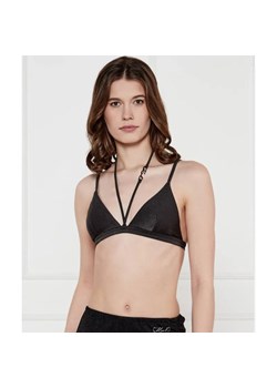 Karl Lagerfeld Góra od bikini DNA Shine Halter ze sklepu Gomez Fashion Store w kategorii Stroje kąpielowe - zdjęcie 184519340