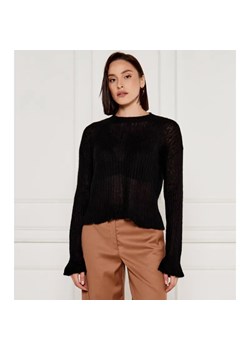 Pinko Sweter BLU DI RUSSIA | Regular Fit | z dodatkiem jedwabiu i kaszmiru ze sklepu Gomez Fashion Store w kategorii Swetry damskie - zdjęcie 184519362