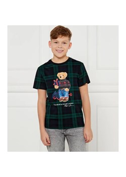 POLO RALPH LAUREN T-shirt | Regular Fit ze sklepu Gomez Fashion Store w kategorii T-shirty chłopięce - zdjęcie 184519523