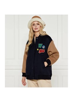 Weekend MaxMara Wełniana kurtka bomber | Loose fit ze sklepu Gomez Fashion Store w kategorii Kurtki damskie - zdjęcie 184519593