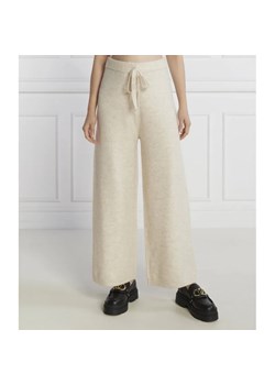 Liu Jo Rose Spodnie dzianinowe | flare fit | z dodatkiem wełny ze sklepu Gomez Fashion Store w kategorii Spodnie damskie - zdjęcie 184519691