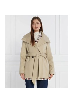Tommy Hilfiger Płaszcz DB BELTED FUNNEL JKT | z dodatkiem wełny ze sklepu Gomez Fashion Store w kategorii Płaszcze damskie - zdjęcie 184519733