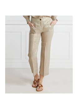 Marella SPORT Lniane spodnie TURBIGO | Regular Fit ze sklepu Gomez Fashion Store w kategorii Spodnie damskie - zdjęcie 184519994
