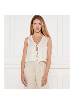Marella SPORT Kamizelka ISOLANA | Relaxed fit | z dodatkiem lnu ze sklepu Gomez Fashion Store w kategorii Kamizelki damskie - zdjęcie 184520280