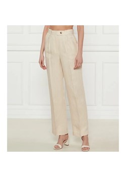 Ba&sh Spodnie PEANUT | Relaxed fit | z dodatkiem lnu ze sklepu Gomez Fashion Store w kategorii Spodnie damskie - zdjęcie 184520611