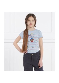 POLO RALPH LAUREN T-shirt | Regular Fit ze sklepu Gomez Fashion Store w kategorii Bluzki dziewczęce - zdjęcie 184520614