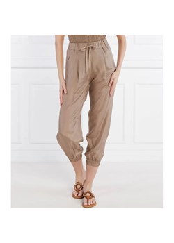 Marella SPORT Jedwabne spodnie | Regular Fit ze sklepu Gomez Fashion Store w kategorii Spodnie damskie - zdjęcie 184520623