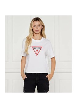 Guess Jeans T-shirt | Cropped Fit ze sklepu Gomez Fashion Store w kategorii Bluzki damskie - zdjęcie 184521172