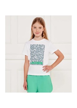 Lacoste T-shirt | Regular Fit ze sklepu Gomez Fashion Store w kategorii Bluzki dziewczęce - zdjęcie 184521231
