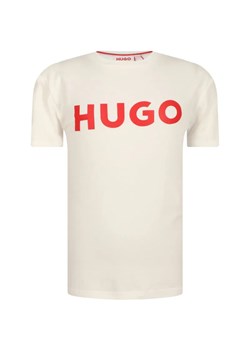 HUGO KIDS T-shirt | Regular Fit ze sklepu Gomez Fashion Store w kategorii T-shirty chłopięce - zdjęcie 184521283