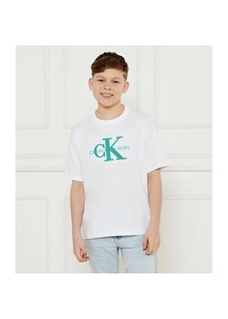 Calvin Klein Jeans T-shirt | Regular Fit ze sklepu Gomez Fashion Store w kategorii T-shirty chłopięce - zdjęcie 184521370