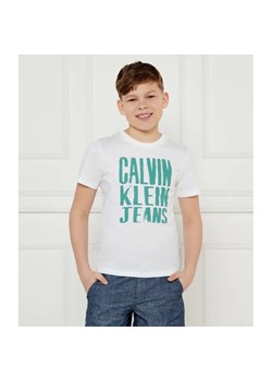 Calvin Klein Jeans T-shirt | Regular Fit ze sklepu Gomez Fashion Store w kategorii T-shirty chłopięce - zdjęcie 184521391