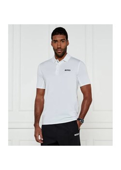 BOSS GREEN Polo BOSS x Matteo Berrettini Patteo MB 17 | Slim Fit | stretch ze sklepu Gomez Fashion Store w kategorii T-shirty męskie - zdjęcie 184521662