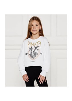 Pinko UP Bluza FLEECE | Regular Fit ze sklepu Gomez Fashion Store w kategorii Bluzy dziewczęce - zdjęcie 184521761