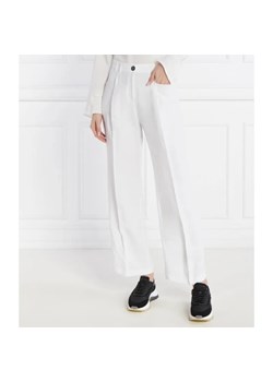 Marc Cain Spodnie WASCO | Loose fit | z dodatkiem lnu ze sklepu Gomez Fashion Store w kategorii Spodnie damskie - zdjęcie 184521900
