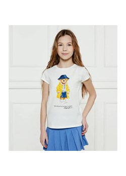 POLO RALPH LAUREN T-shirt | Regular Fit ze sklepu Gomez Fashion Store w kategorii Bluzki dziewczęce - zdjęcie 184521912