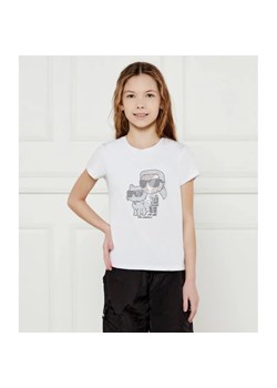 Karl Lagerfeld Kids T-shirt | Regular Fit ze sklepu Gomez Fashion Store w kategorii Bluzki dziewczęce - zdjęcie 184521970