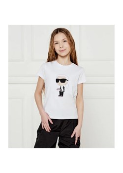 Karl Lagerfeld Kids T-shirt | Regular Fit ze sklepu Gomez Fashion Store w kategorii Bluzki dziewczęce - zdjęcie 184521982