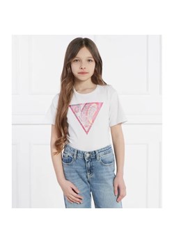 Guess T-shirt | Regular Fit ze sklepu Gomez Fashion Store w kategorii Bluzki dziewczęce - zdjęcie 184522020