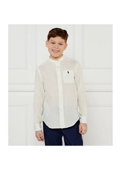 POLO RALPH LAUREN Lniana koszula | Regular Fit ze sklepu Gomez Fashion Store w kategorii Koszule chłopięce - zdjęcie 184522131
