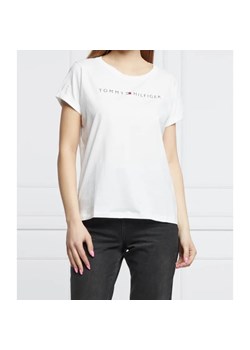 Tommy Hilfiger T-shirt | Regular Fit ze sklepu Gomez Fashion Store w kategorii Bluzki damskie - zdjęcie 184522191