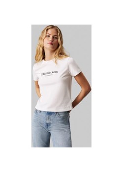 Calvin Klein Jeans T-shirt Institutional | Slim Fit ze sklepu Gomez Fashion Store w kategorii Bluzki damskie - zdjęcie 184522203
