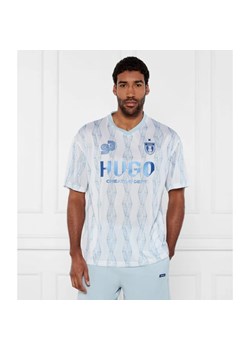 Hugo Blue T-shirt Notbal | Oversize fit ze sklepu Gomez Fashion Store w kategorii T-shirty męskie - zdjęcie 184522303