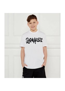 Dsquared2 T-shirt | Regular Fit ze sklepu Gomez Fashion Store w kategorii Bluzki dziewczęce - zdjęcie 184522313