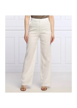 Marc Cain Lniane spodnie | Loose fit | high waist ze sklepu Gomez Fashion Store w kategorii Spodnie damskie - zdjęcie 184522413