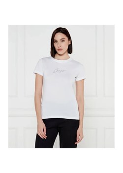 BOSS ORANGE T-shirt C_Esogo_2_MA_crystal | Regular Fit ze sklepu Gomez Fashion Store w kategorii Bluzki damskie - zdjęcie 184522434