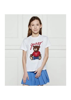 Guess T-shirt | Regular Fit ze sklepu Gomez Fashion Store w kategorii Bluzki dziewczęce - zdjęcie 184522531